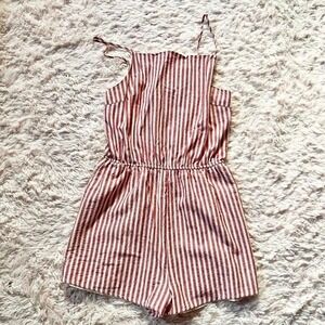 Cider Stripped Summer Southern Classic Americana BBQ Festive 4th of July Romper
